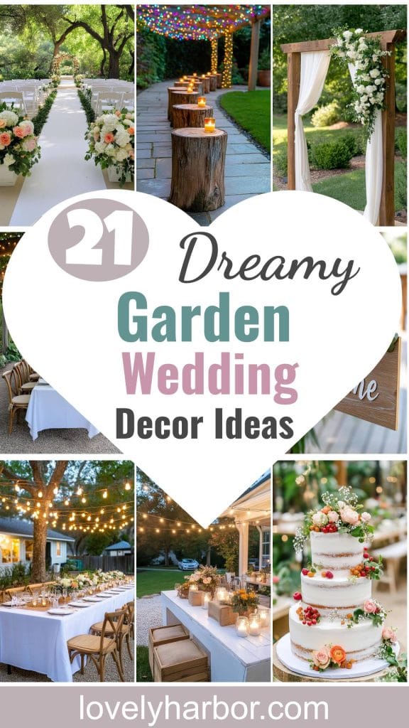 21 Dreamy Garden Wedding Decor Ideas 2 21 Dreamy Garden Wedding Decor Ideas