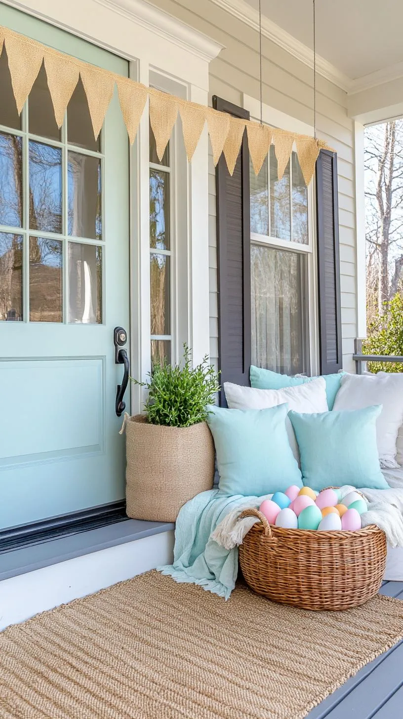 14. Charming Easter Front Porch Decor-0