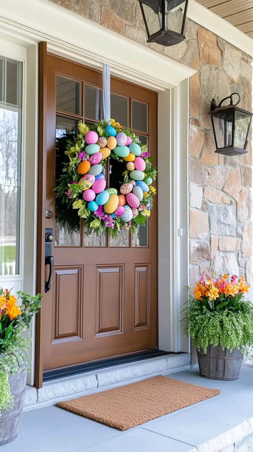 6. Easter Front Porch Wreath Ideas-0