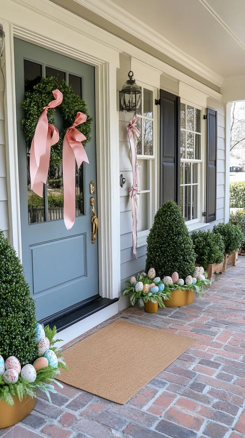11. Elegant Easter Porch Topiary Showcase-2