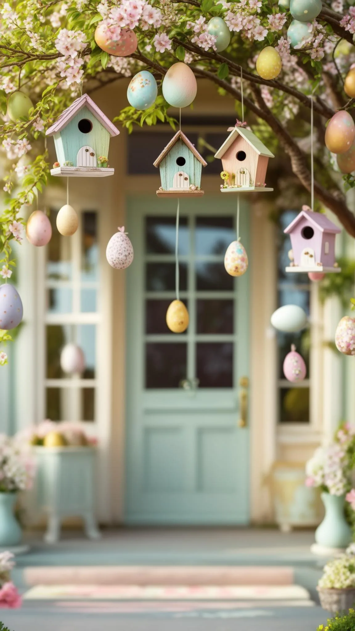 2. Enchanting Easter Birdhouse Display-0