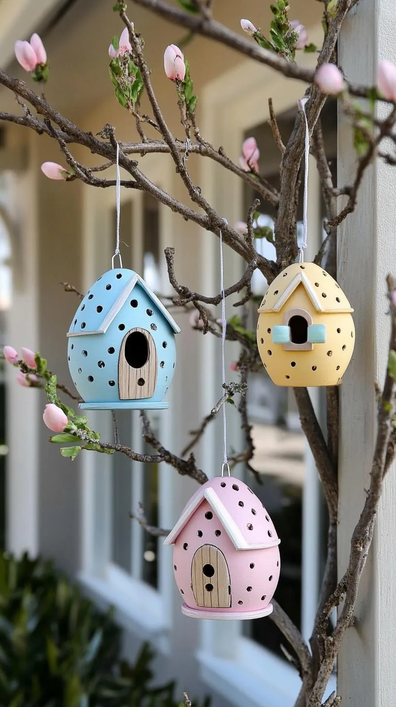 2. Enchanting Easter Birdhouse Display-1