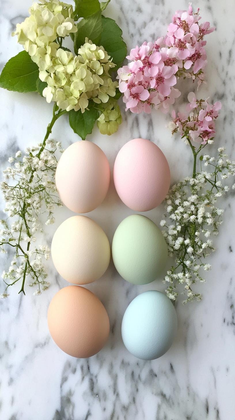 8. Natural dyed eggs with soft pastel tones-1