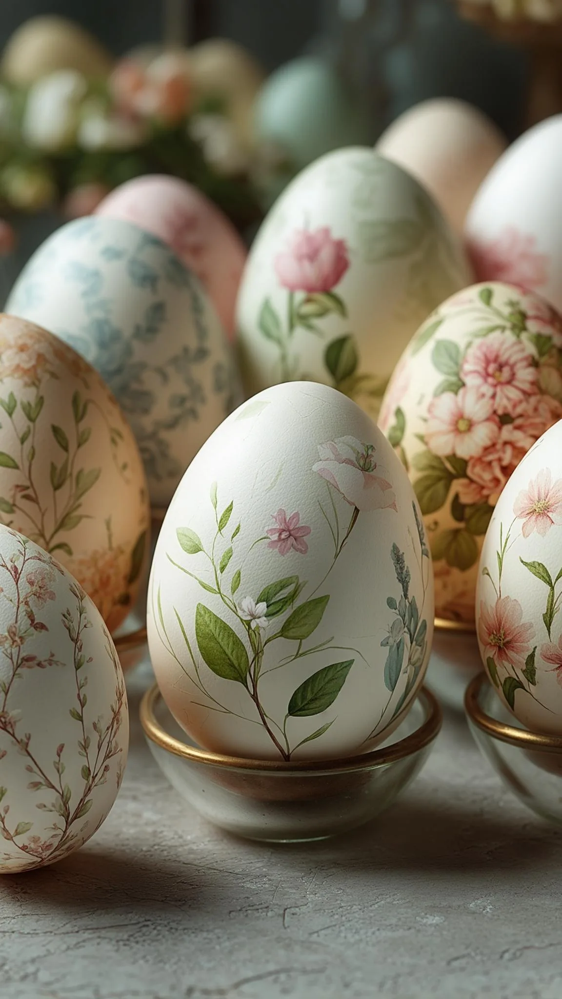 2. Vintage-inspired eggs with delicate botanical motifs-0