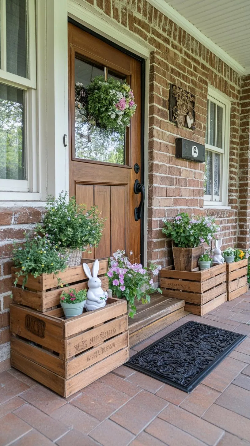 7. Whimsical Easter Porch Display-1