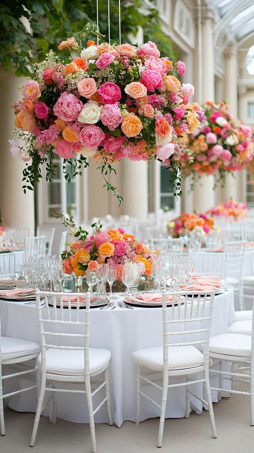 21 Dreamy Garden Wedding Decor Ideas 11 4. Wildflower aisle with soft pastel floral arrangements-0