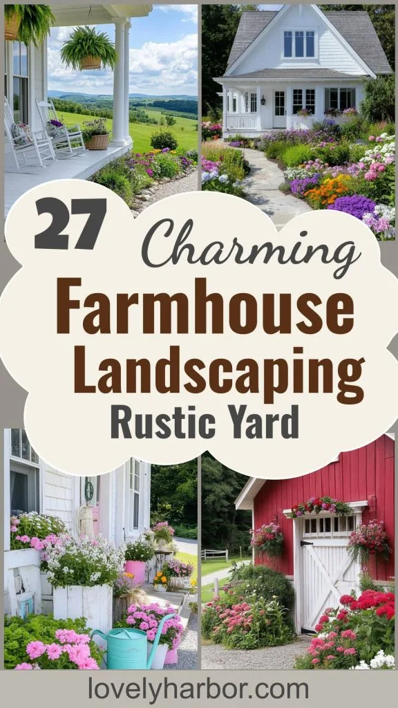 27 Charming Farmhouse Landscaping Ideas for a Beautiful Rustic Yard 1 27 Charming Farmhouse Landscaping Ideas For A Beautiful Rustic Yard