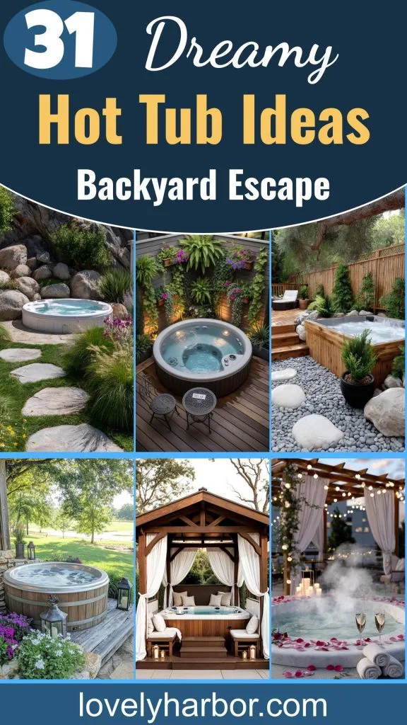 31 Best Hot Tub Ideas for the Ultimate Backyard Escape 1 31 Best Hot Tub Ideas For The Ultimate Backyard Escape