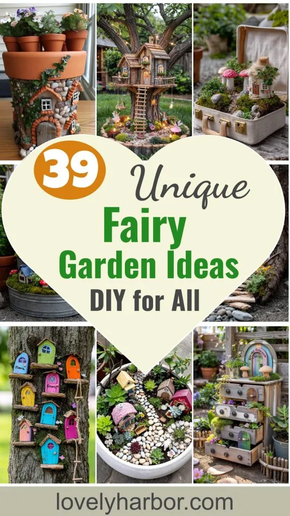 39 Unique Fairy Garden Ideas: Diy For Kids & Adults