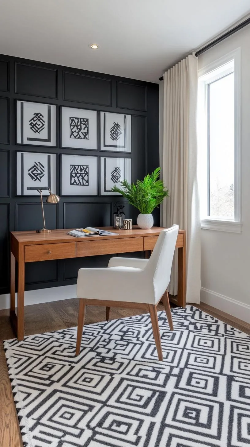 19. Black and white theme with bold graphic prints-0