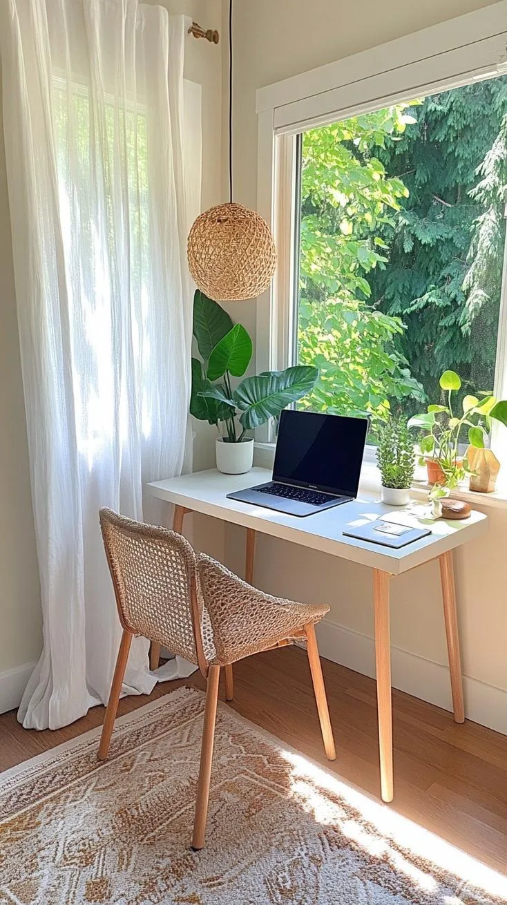 11. Bright office by the window with natural light-1