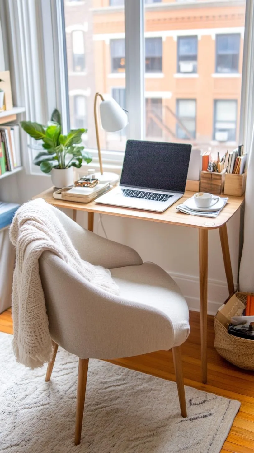 27. Cozy nook with plush chair and side table workspace-2