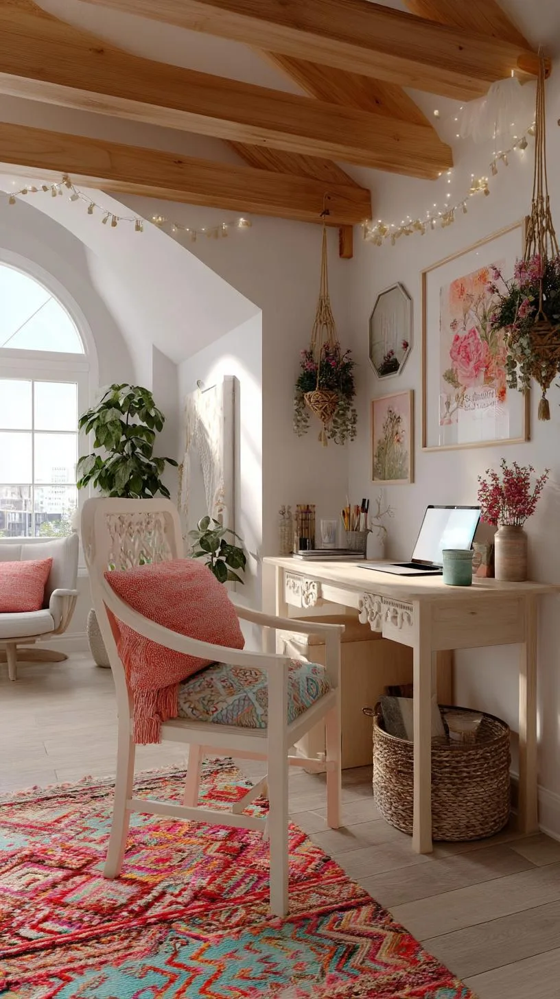 31. Creative attic workspace with sloped ceiling charm-2