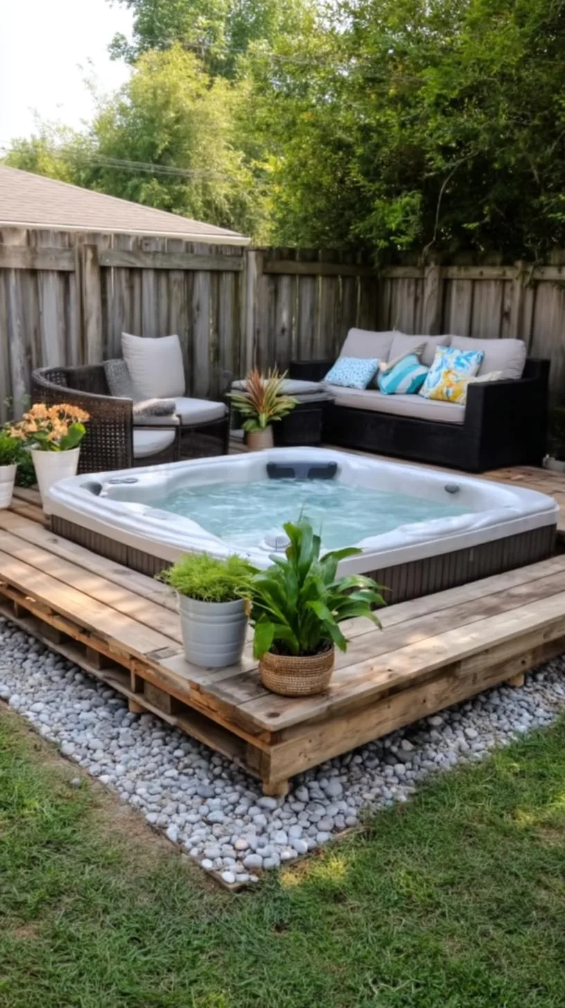 31 Best Hot Tub Ideas for the Ultimate Backyard Escape 74 13. DIY hot tub on a budget-friendly deck-1