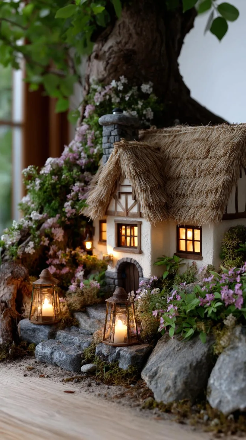 5. Fairy cottage nestled at tree base-1