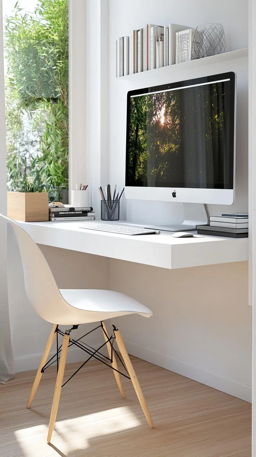 2. Floating wall desk for small space efficiency-0