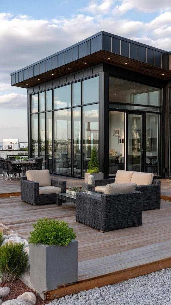 Curated visual reference: Picture Idea: 27 Cozy Enclosed Porch Ideas To Transform Your Entryway Or