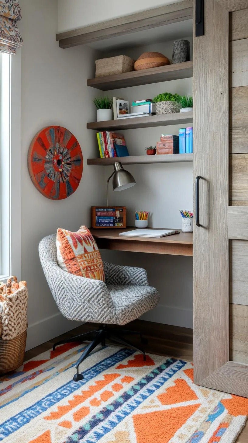 9. Hidden closet office with sliding barn doors-1
