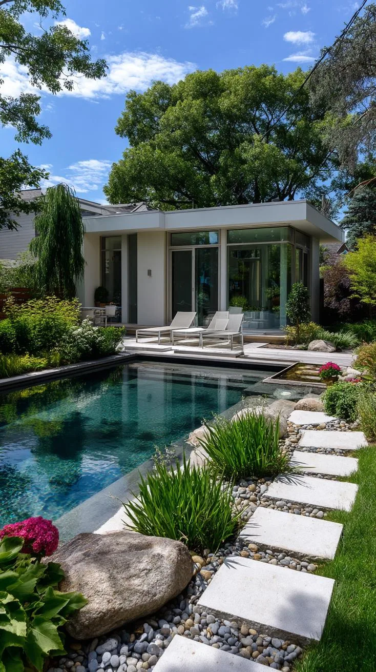 5. Modern pool with geometric stepping stone walkway-1 5. Modern pool with geometric stepping stone walkway-1