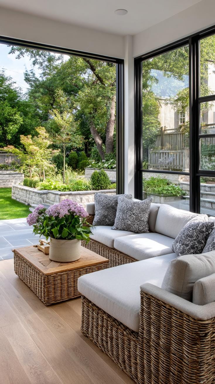 18. Porch-to-sunroom transition with sleek glass walls-0