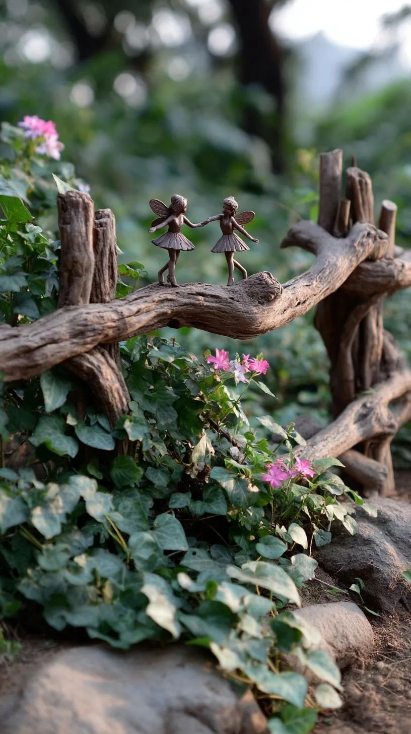 22. Reclaimed wood fence with fairy silhouettes-2