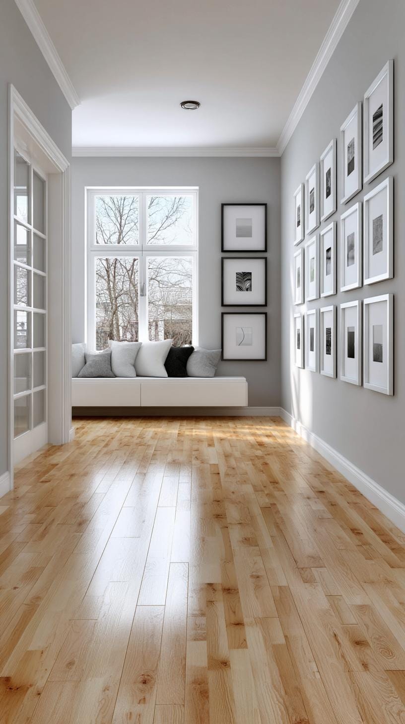 1. Symmetrical grid layout with equal-sized frames in a perfect grid-2