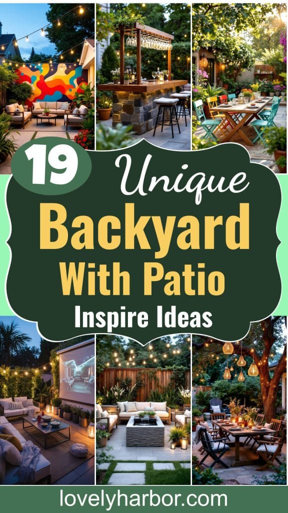 19 Unique Backyard With Patio: Ideas to Inspire 2 19 Unique Backyard With Patio Ideas To Inspire