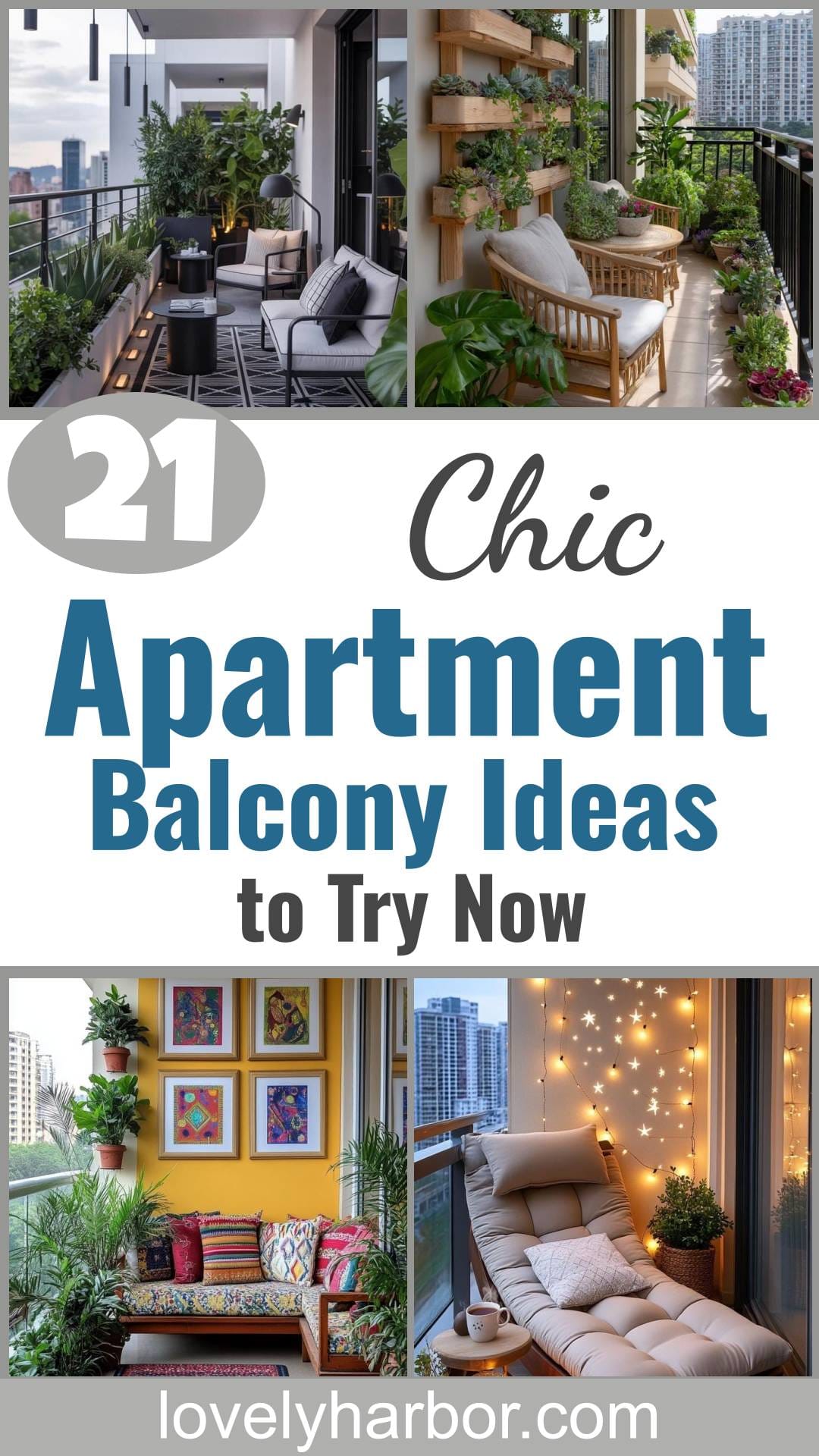 21 Stylish Apartment Balcony Ideas To Try This Season - Lovely Harbor