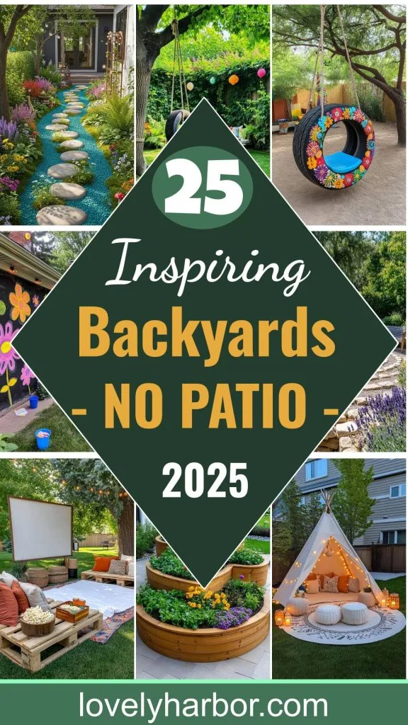 25 Inspiring Ways To Style Backyards Without A Patio