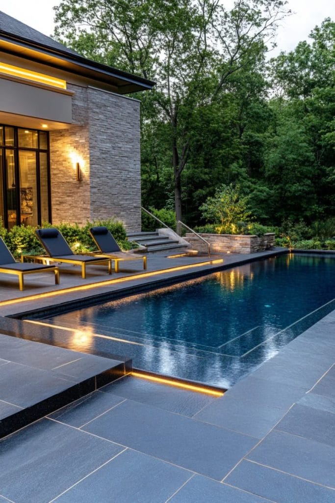 15 Stunning Pool Tiling Ideas For A Unique Backyard Escape - Lovely Harbor