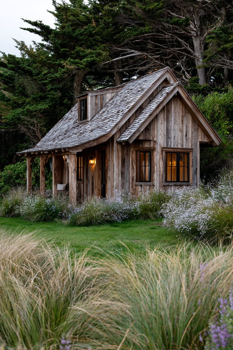 21 Small Barn House Designs with Modern Rustic Charm 22 compact barn cabin with board and batten siding 1