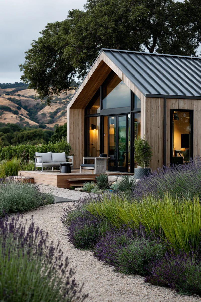 21 Small Barn House Designs with Modern Rustic Charm 19 contemporary barn house with huge glass windows 1