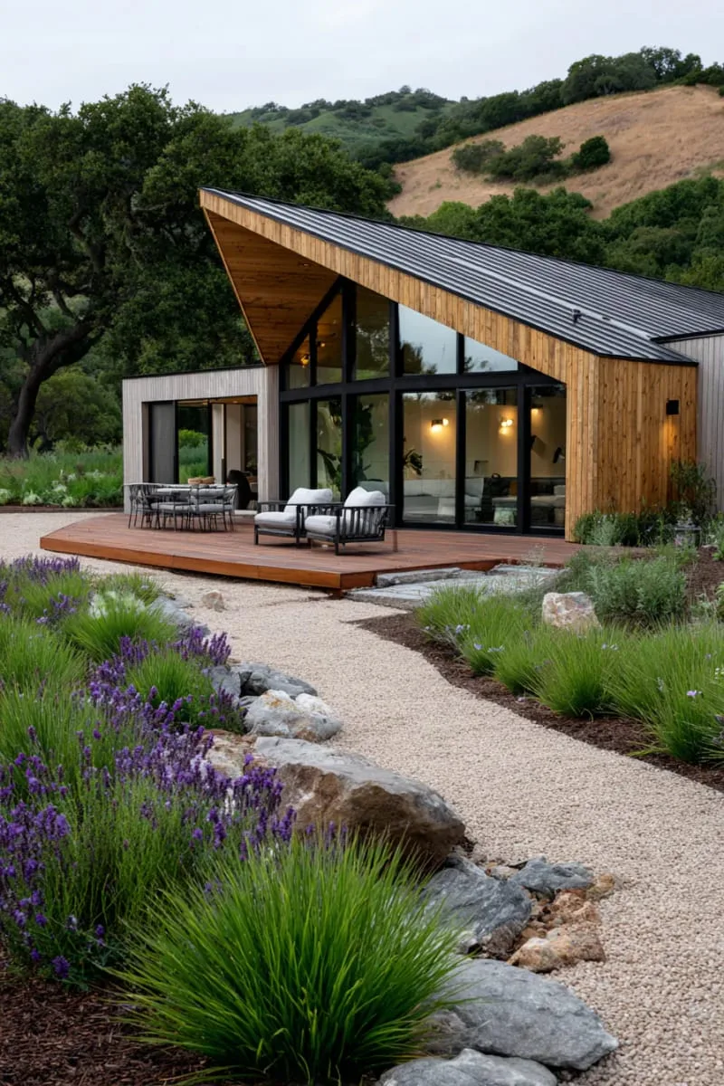 21 Small Barn House Designs with Modern Rustic Charm 20 contemporary barn house with huge glass windows 1