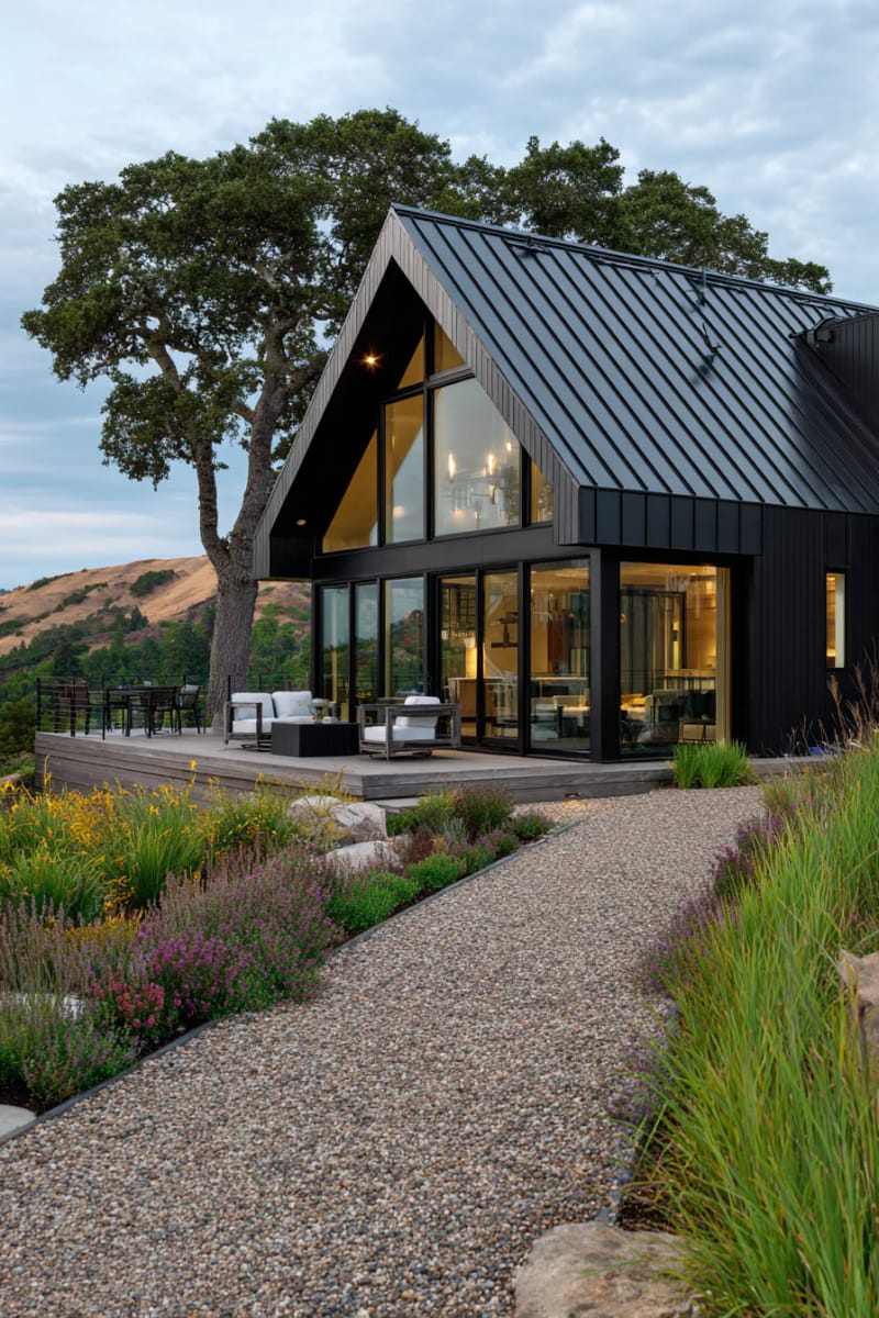 21 Small Barn House Designs with Modern Rustic Charm 21 contemporary barn house with huge glass windows 1
