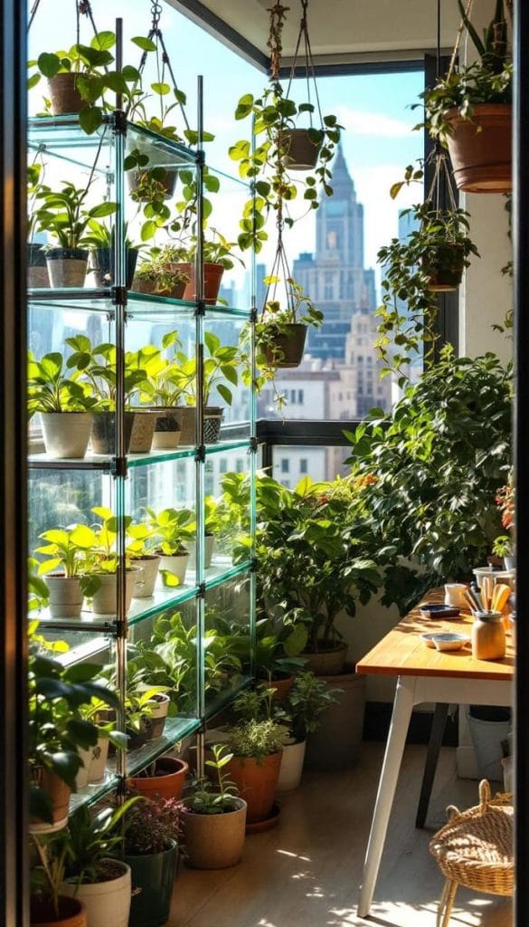 Image showcasing 21 Stylish Apartment Balcony Ideas To Try This Season - Lovely Harbor
