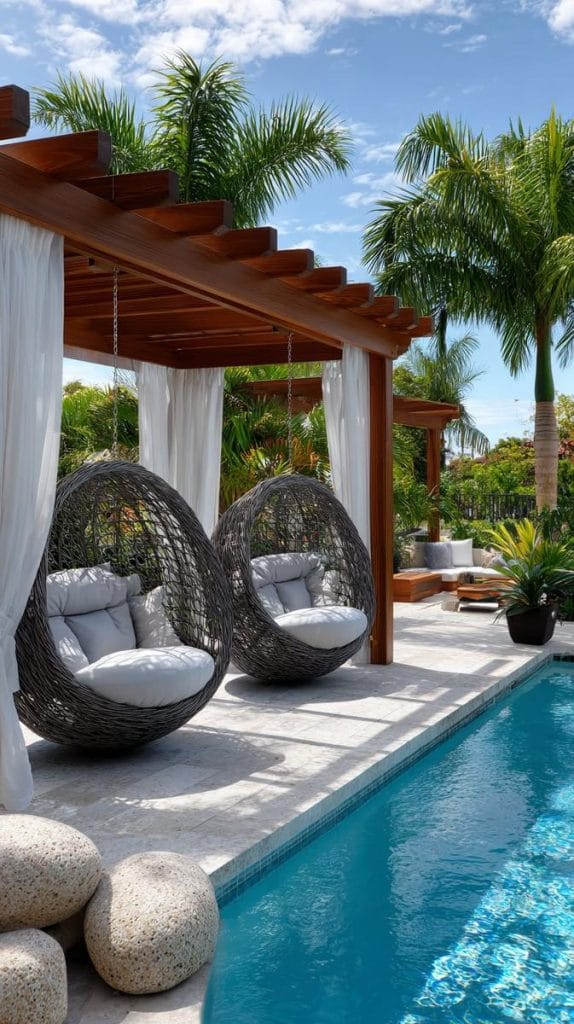 19 Inspiring Pool Pergola Ideas To Elevate Your Backyard - Lovely Harbor