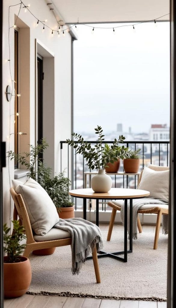 Picture of 21 Stylish Apartment Balcony Ideas To Try This Season - Lovely Harbor