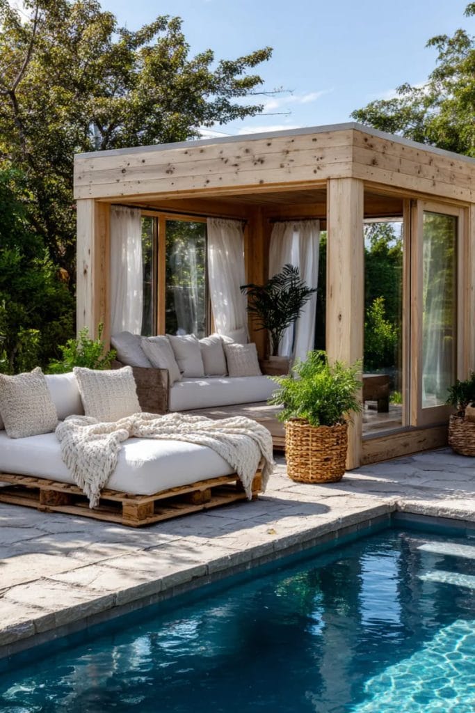 15 Trendy Pool House Cabanas For Effortless Summer Style - Lovely Harbor
