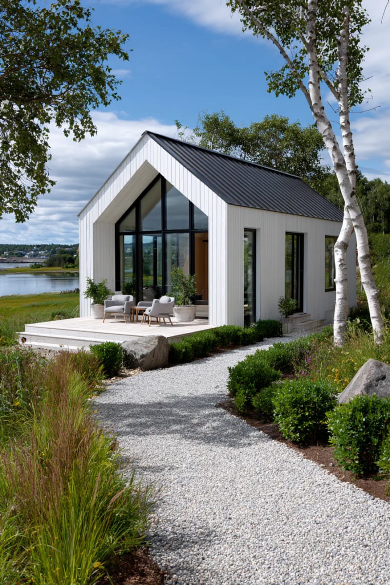 21 Small Barn House Designs with Modern Rustic Charm 31 sleek scandinavian-style barn with minimal lines 1