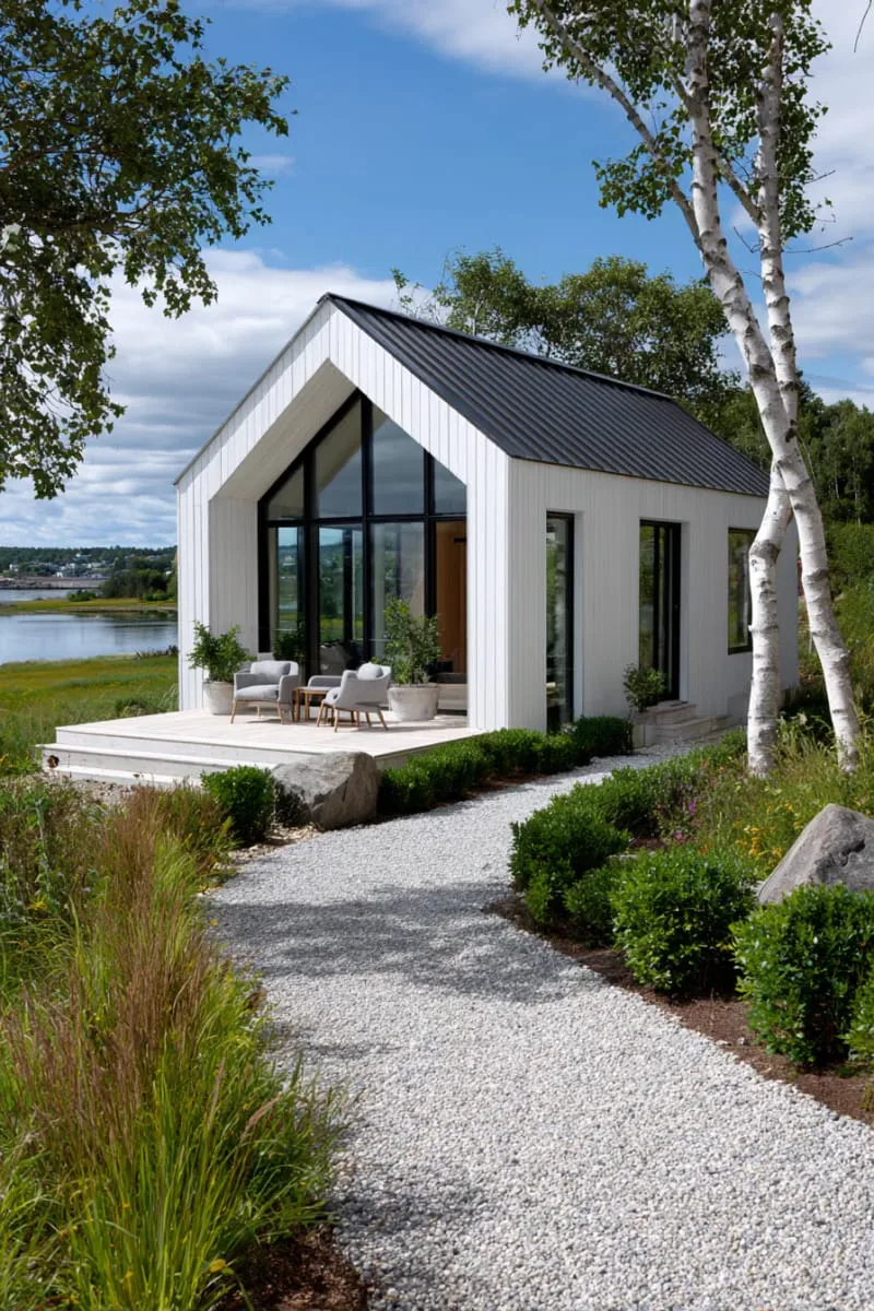 21 Small Barn House Designs with Modern Rustic Charm 31 sleek scandinavian-style barn with minimal lines 1