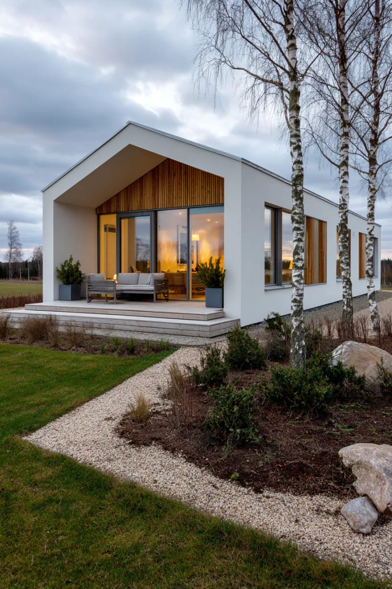 21 Small Barn House Designs with Modern Rustic Charm 33 sleek scandinavian-style barn with minimal lines 1