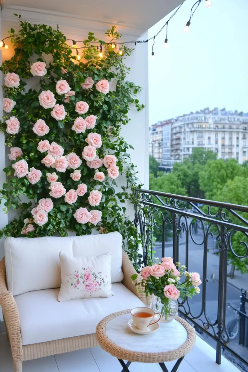 slimline trellis with climbing roses for romantic flair 1