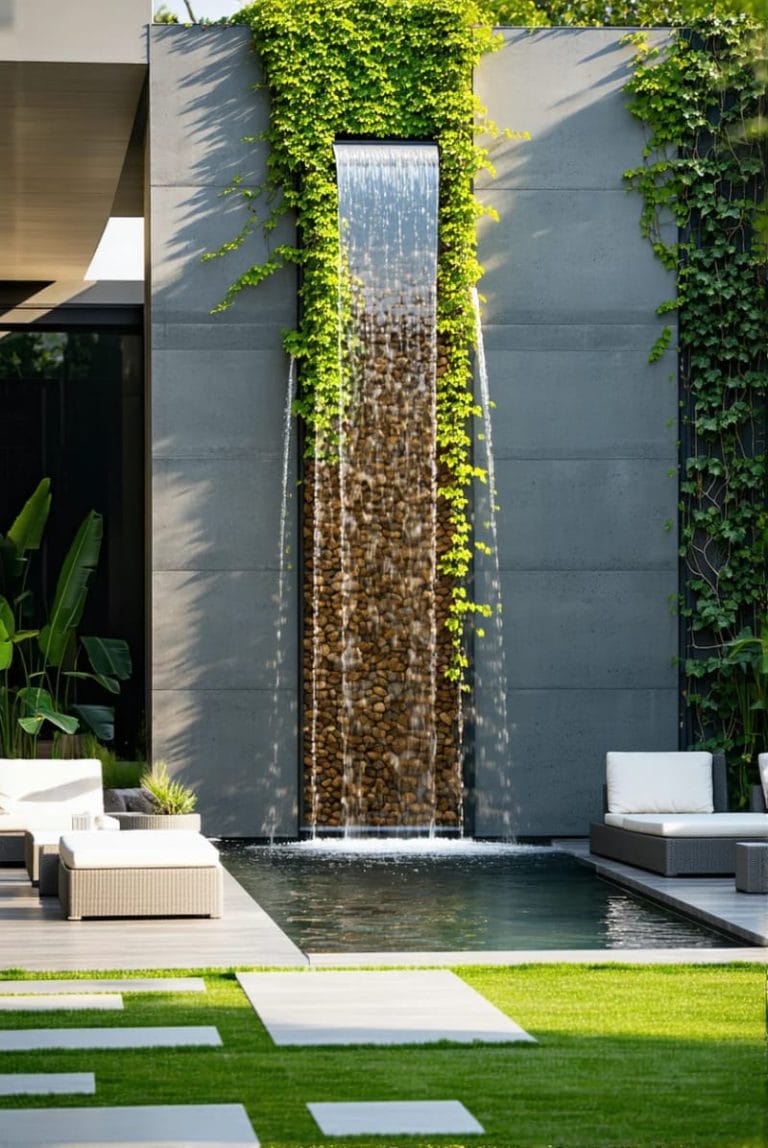 15 Unique Concrete Backyard Ideas For Creative Outdoor Style - Lovely ...