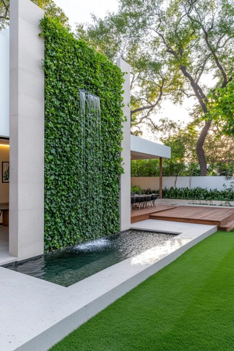 15 Unique Concrete Backyard Ideas For Creative Outdoor Style - Lovely ...
