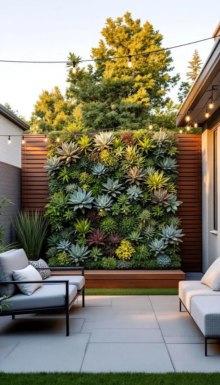 vertical succulent wall art installation for a living backyard masterpiece 1