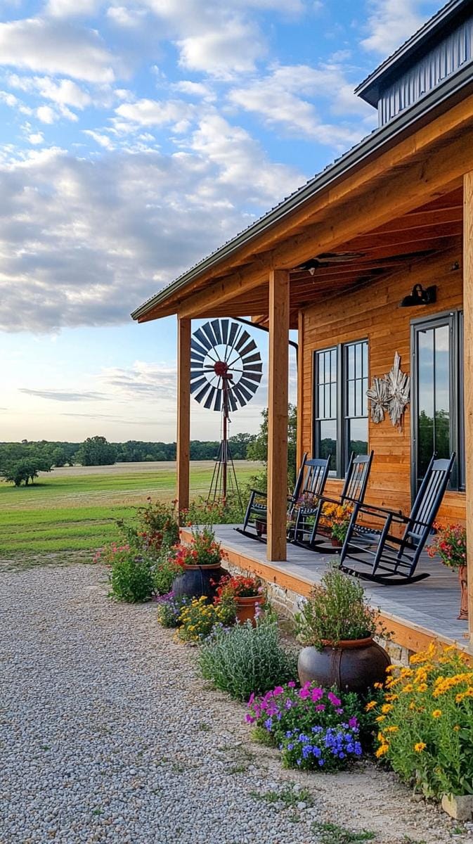 vintage windmill blades repurposed as decorative wall art 1