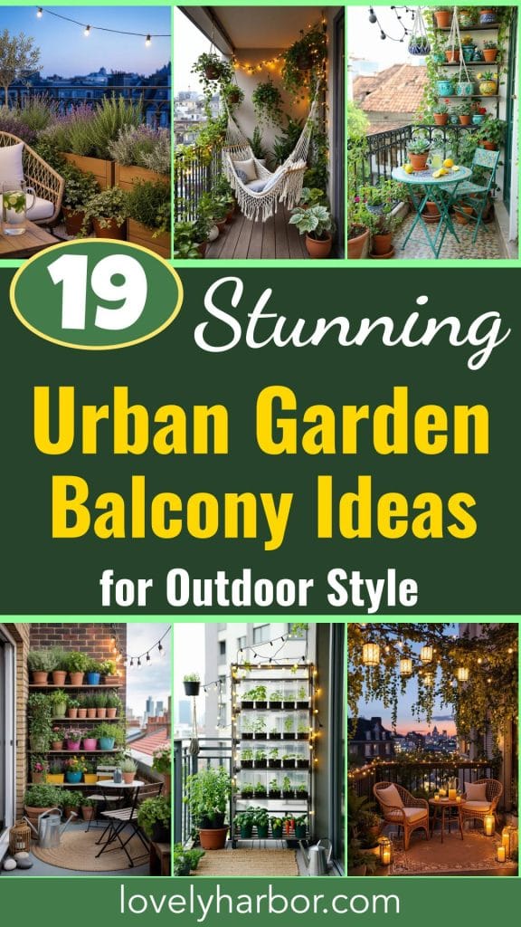 19 Stunning Urban Garden Balcony Ideas For A Stylish Outdoor Space