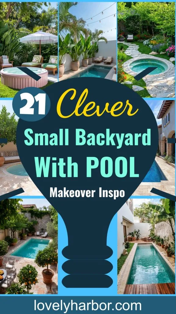 21 Clever Small Backyard With Pool To Inspire Your Next Makeover