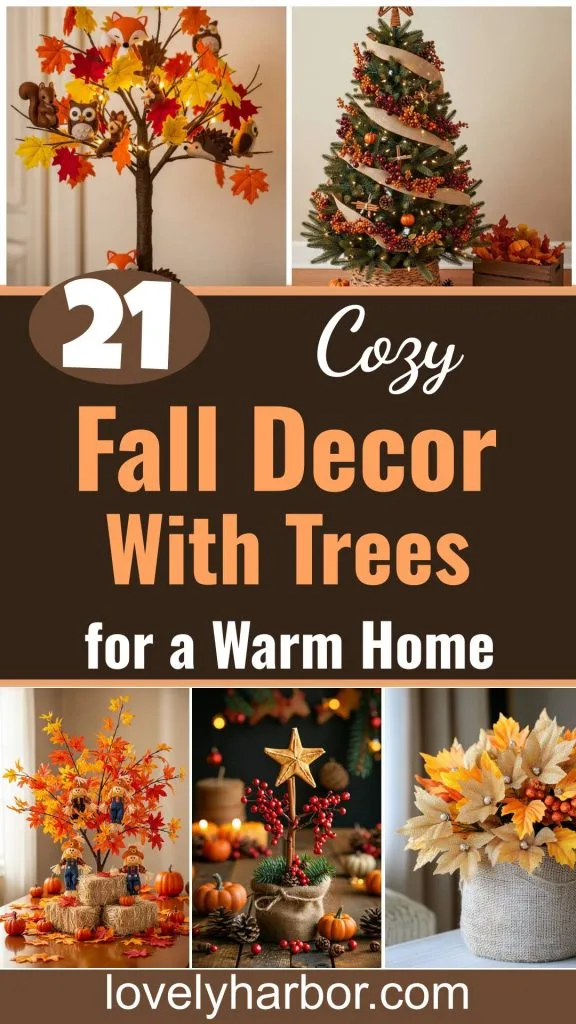 21 Cozy Fall Decor Styles Using Trees For A Warm Home