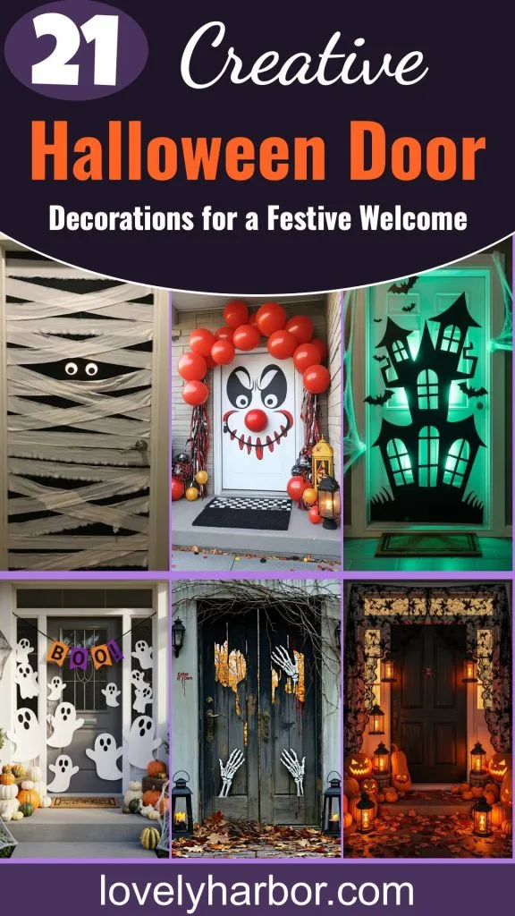21 Creative Halloween Door Decorations: Ideas for a Festive Welcome 1 21 Creative Halloween Door Decorations: Ideas For A Festive Welcome